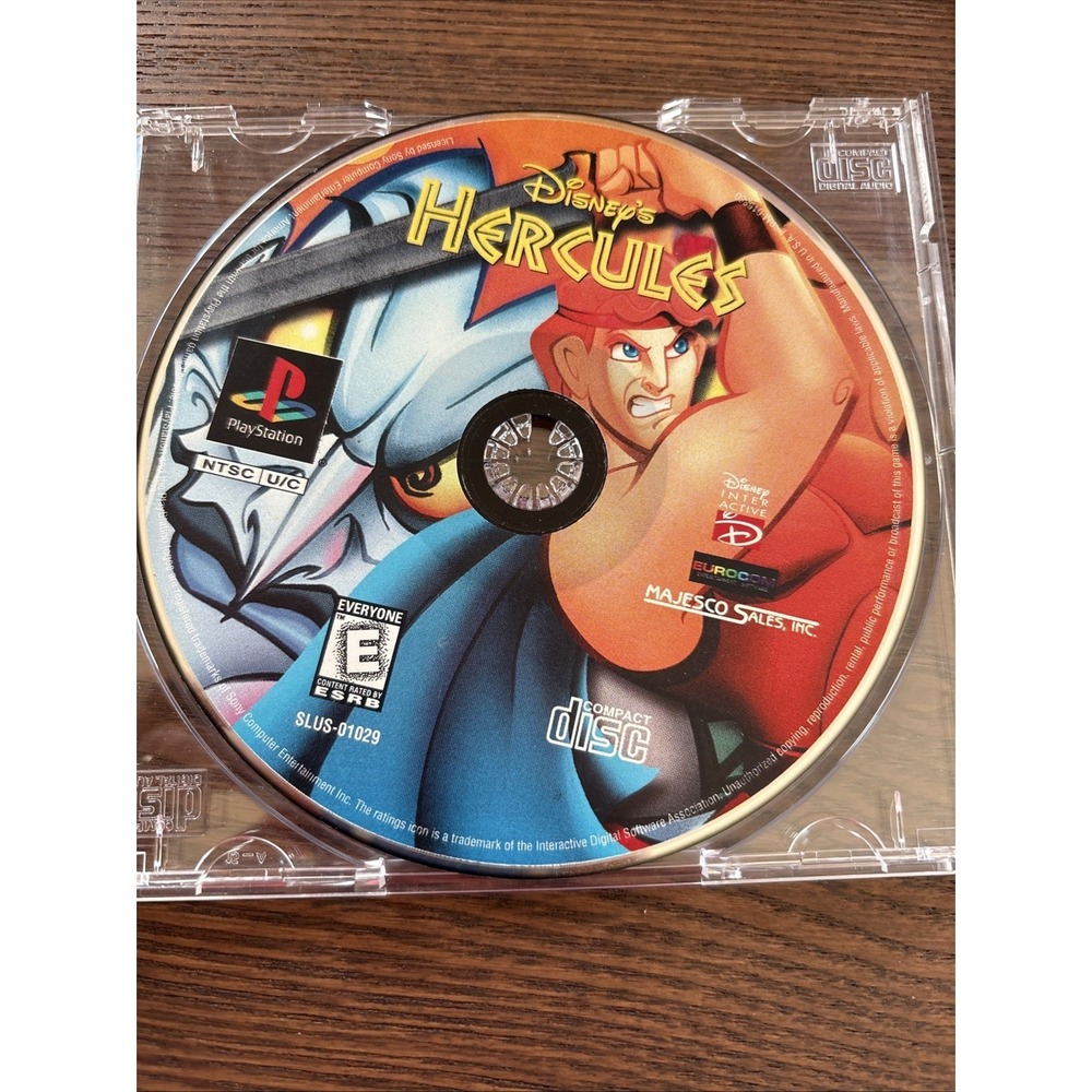 Disney Hercules PS1 PlayStation 1 Action Game Disc Only